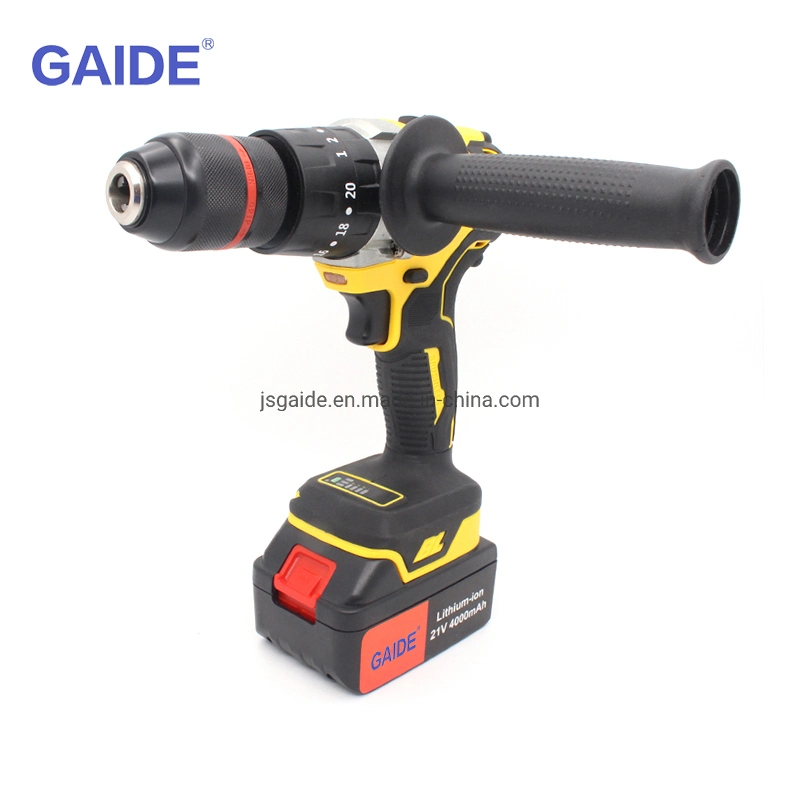 4.0ah Battery Brushless Electric Hammer Impact Drill