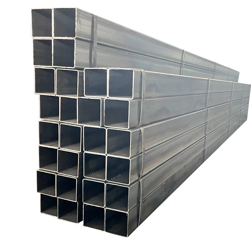 SAE 1008 Black Hollow Section Carbon Steel Q235 Square Metal أنبوب أنبوب الكربون من الصلب