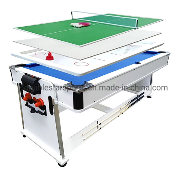 Home 4 in 1 7FT Multi Functional Game Snooker Pool Billiard Table