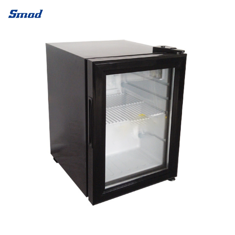 21L Mini Countertop Directly Cooling Glass Door Beverage Cooler Display