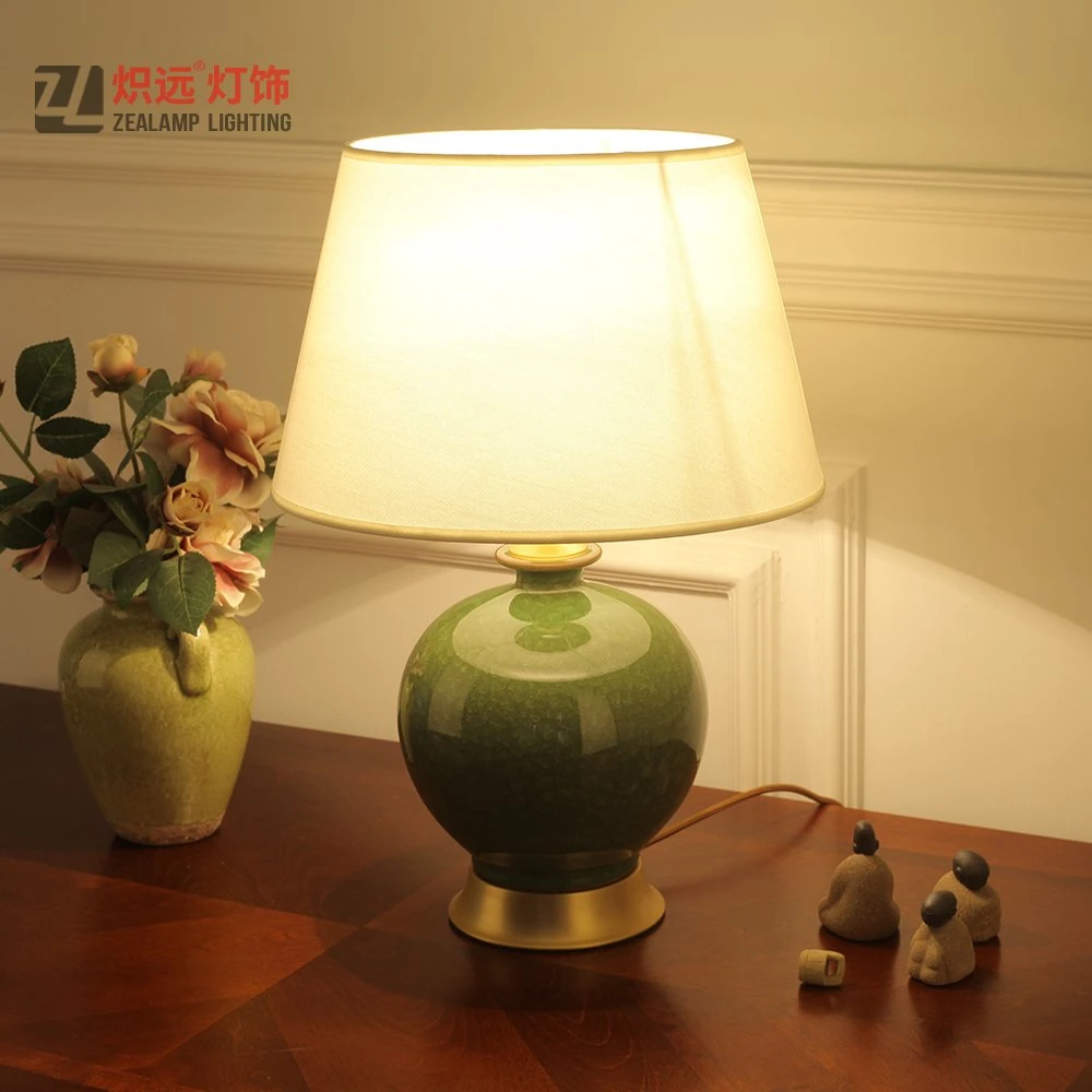 Hotel Table Lighting Fixture Printing Color Decorative Desk Lamp