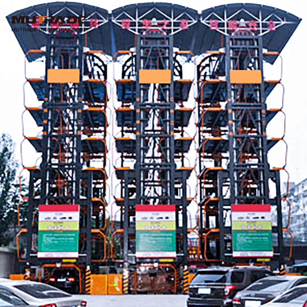 8-20 coches Automotores instalación rápida sistema de estacionamiento vertical de carrusel de alta calidad