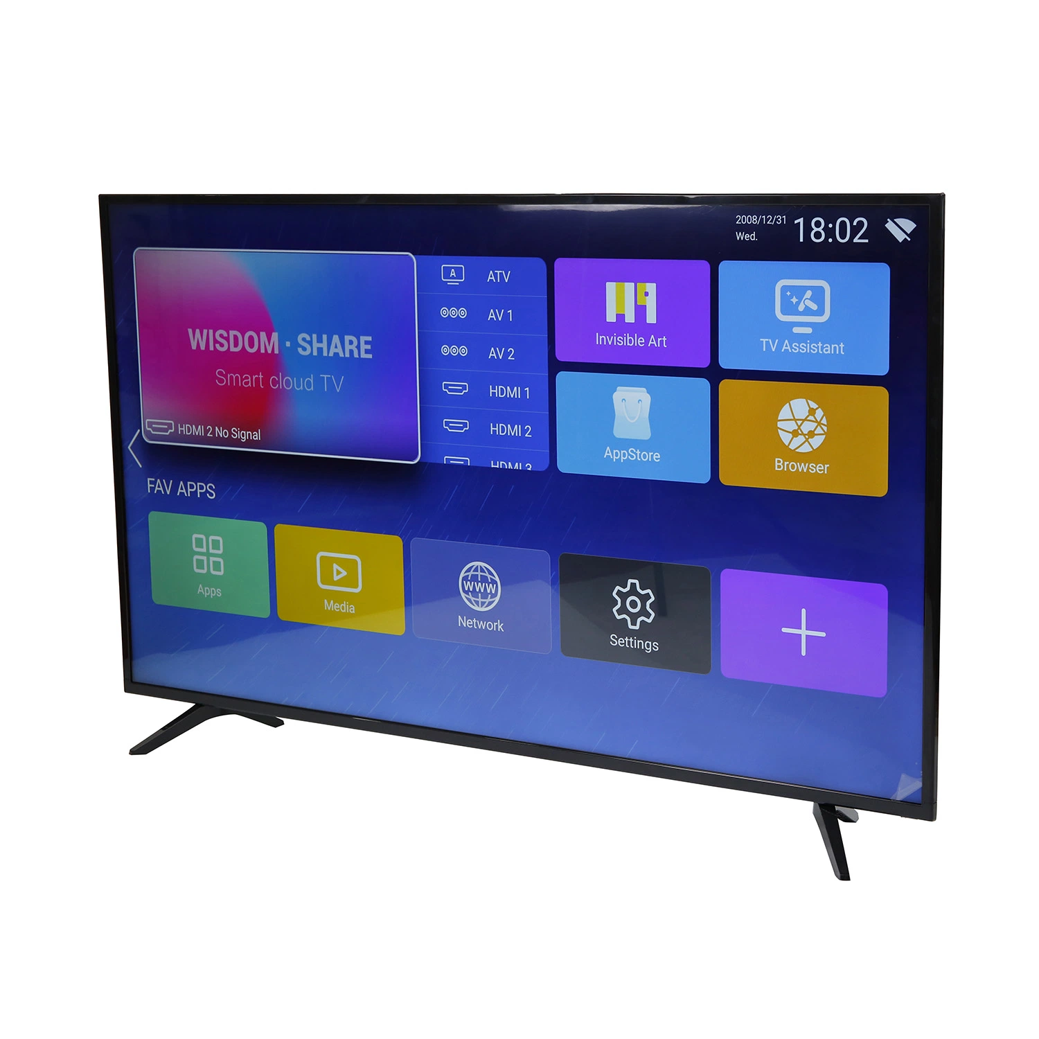 Smart TV Interaktiver Touchscreen 32 43 50 55 65 Zoll Android LED USB Klassenzimmer Glas Frame Time RAM DDR-Unterstützung VGA