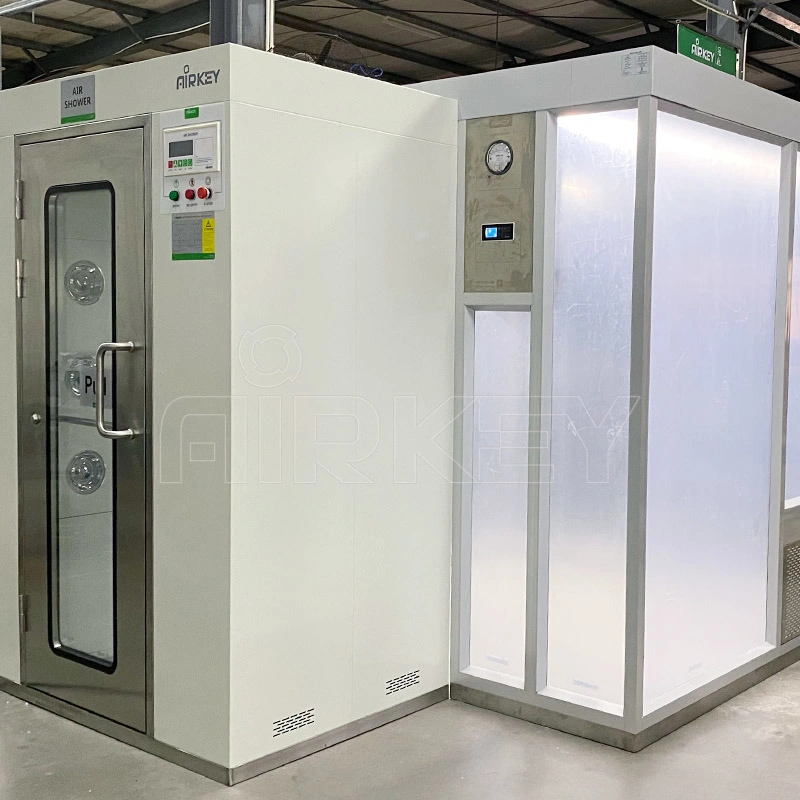 High Standard Airkey ISO 5-8 Customized Modular Cleanroom with Air Shower and Pass Box/Air Cleaning Equipment