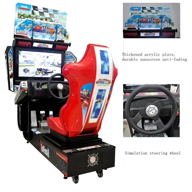 Indoor Racing Moto Coin Opearted Machine de jeu vidéo Arcade Racing