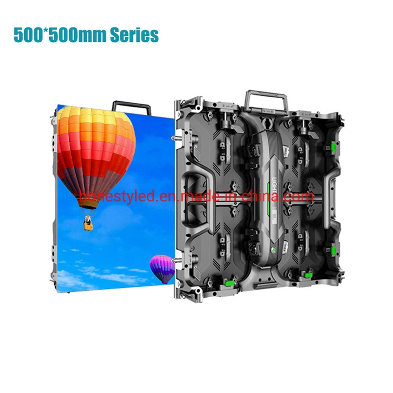 Manufacture Price 500X500mm/500X1000mm Cabinet Full Color P3.91 Rental SMD Flexible LED Display Panels Outdoor LED Signs with 5 Years Warranty