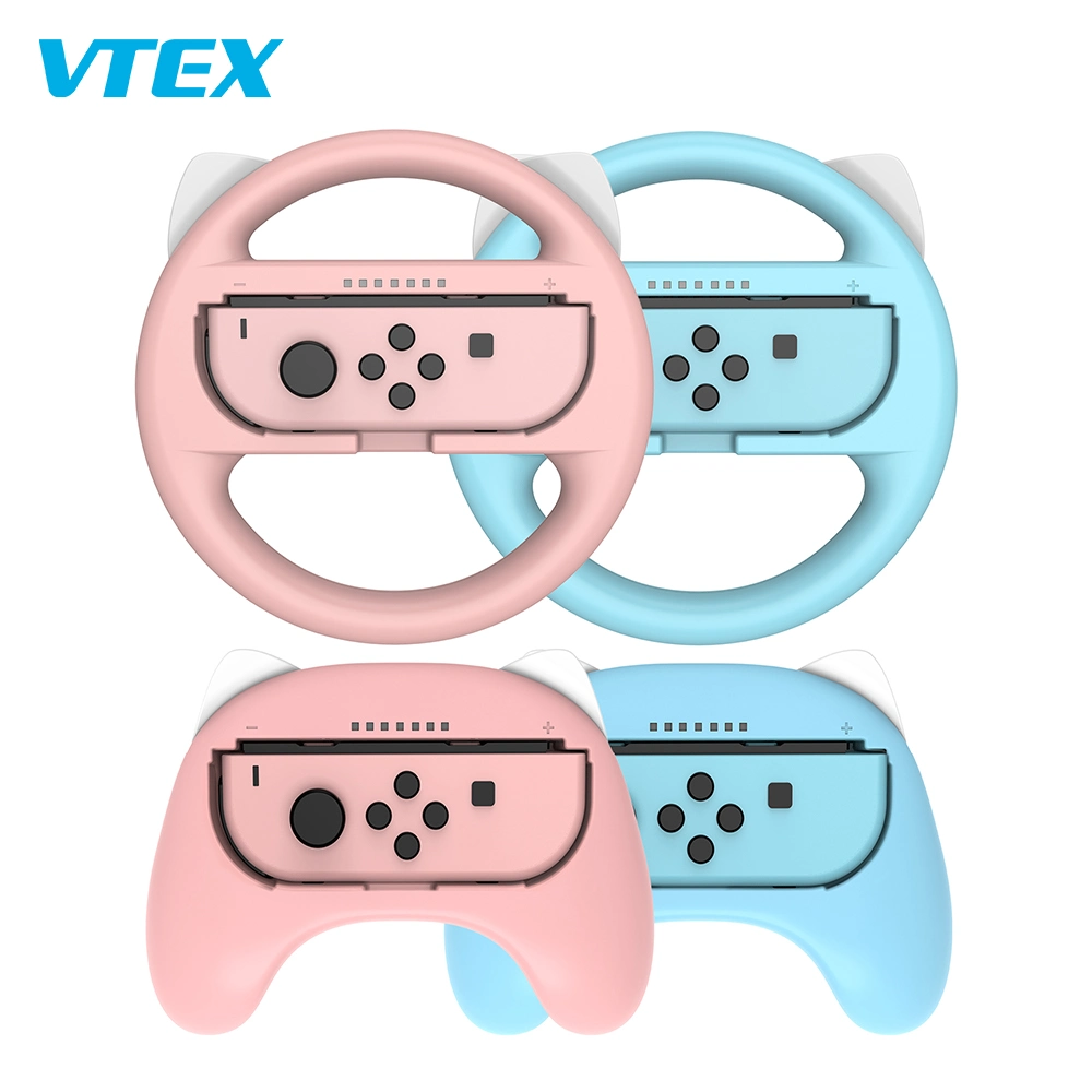 China Wholesale Price Best Gift Cute Steering Wheel Shape Portbale Wireless Kids Game Handle