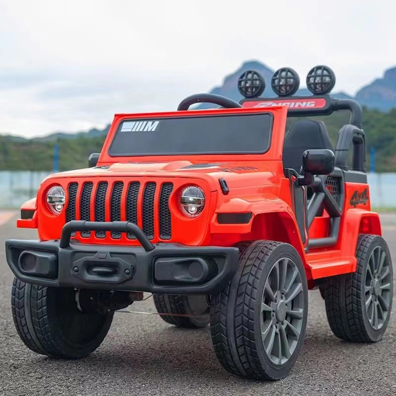 off-Road Double Door LED Headlights Children's Electric Vehicle Children's Charging Toy Car 12V Large Battery Toy Car Electric Children's Riding Toy Car