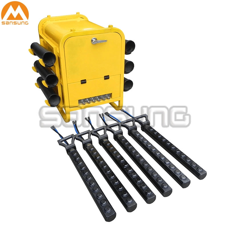 Piston Type Plunger Bar Wedges Hydraulic Splitter for Rock Boulder Cracking in Quarrying