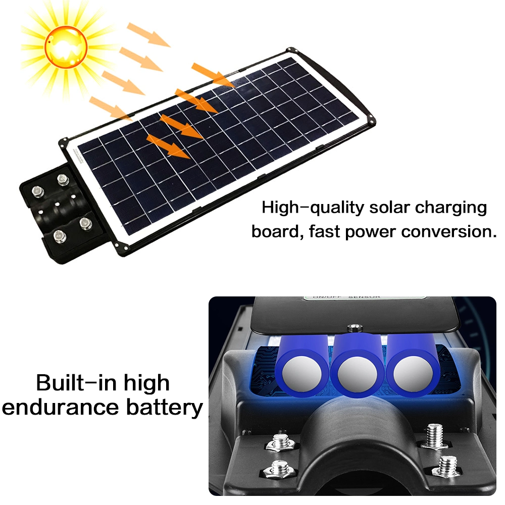 Dispositif d'éclairage économie d'énergie solaire 100W Projecteur LED de puissance