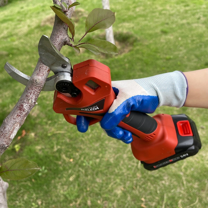 40mm Professional Electric Pruning Shear Battery Power Tree Progressive Garden Pruner