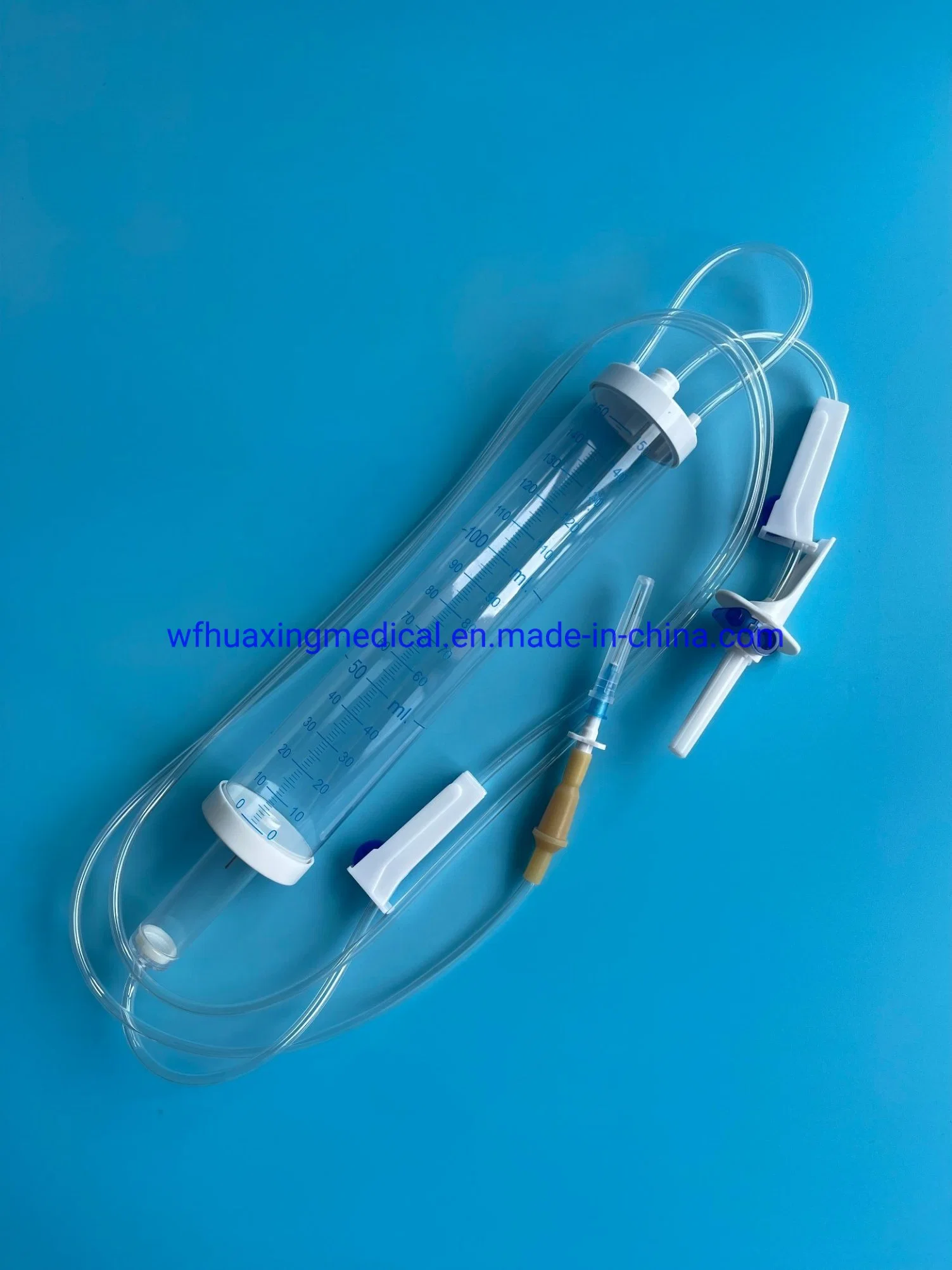 Les fournitures médicales jetables jetables set de perfusion périphérique portable burette 150ml 100 ml set de perfusion (nouveau)