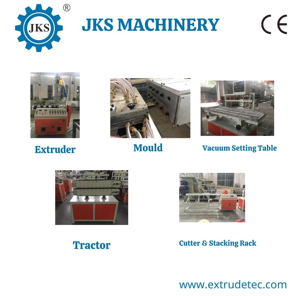 Extrusion Line for Making WPC PVC PE PP Wooden Plastic Profile