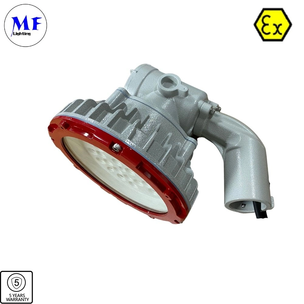 Preço de fábrica alumínio 40 W IP66 IK08 certificação ATEX Light Mining Luz à prova de explosão LED à prova de explosão à prova de explosão