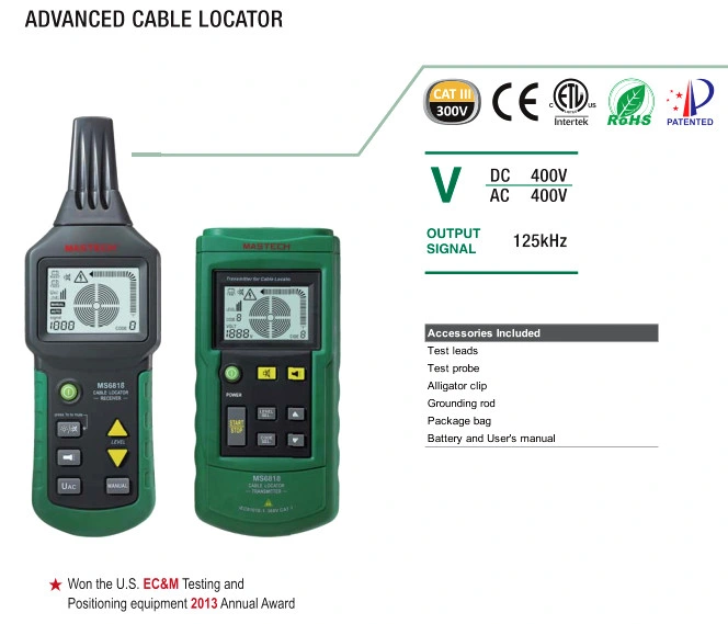 Telephone Wire Tracker Underground Cable Fault Locator