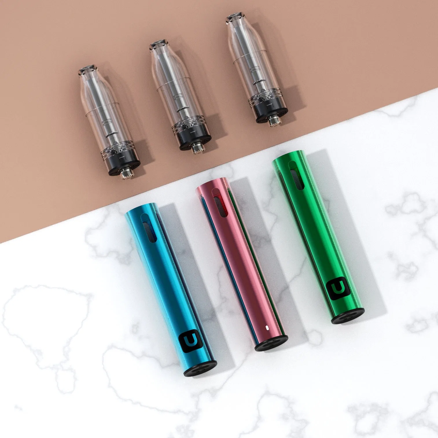 2021 New Product ABS and SUS 304 High quality/High cost performance  Replaceable Vape Pen Disposable/Chargeable Vape Price Amanoo U Switch 600mAh Super Battery Pod System