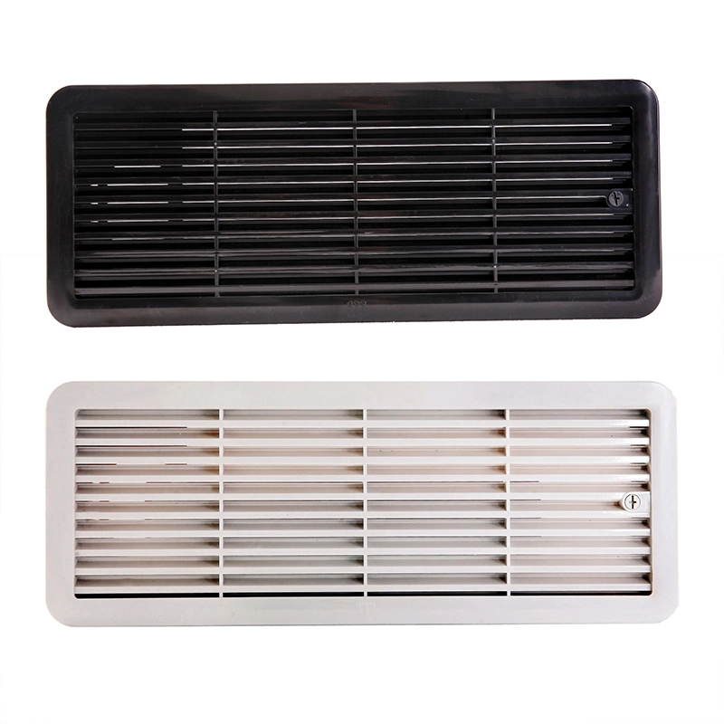 OEM Trailer Parts Maygood Shutter Air Vent with Grille Cover Side Mounted Cooling Vent 455*155mm for RV Modified Car