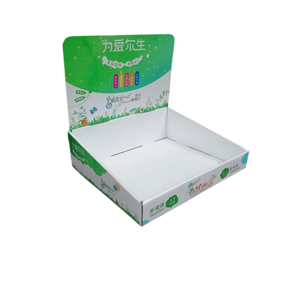 Customized Offset Printing Paper Gift Packaging Display Box for Stationery/Pens Display Stand