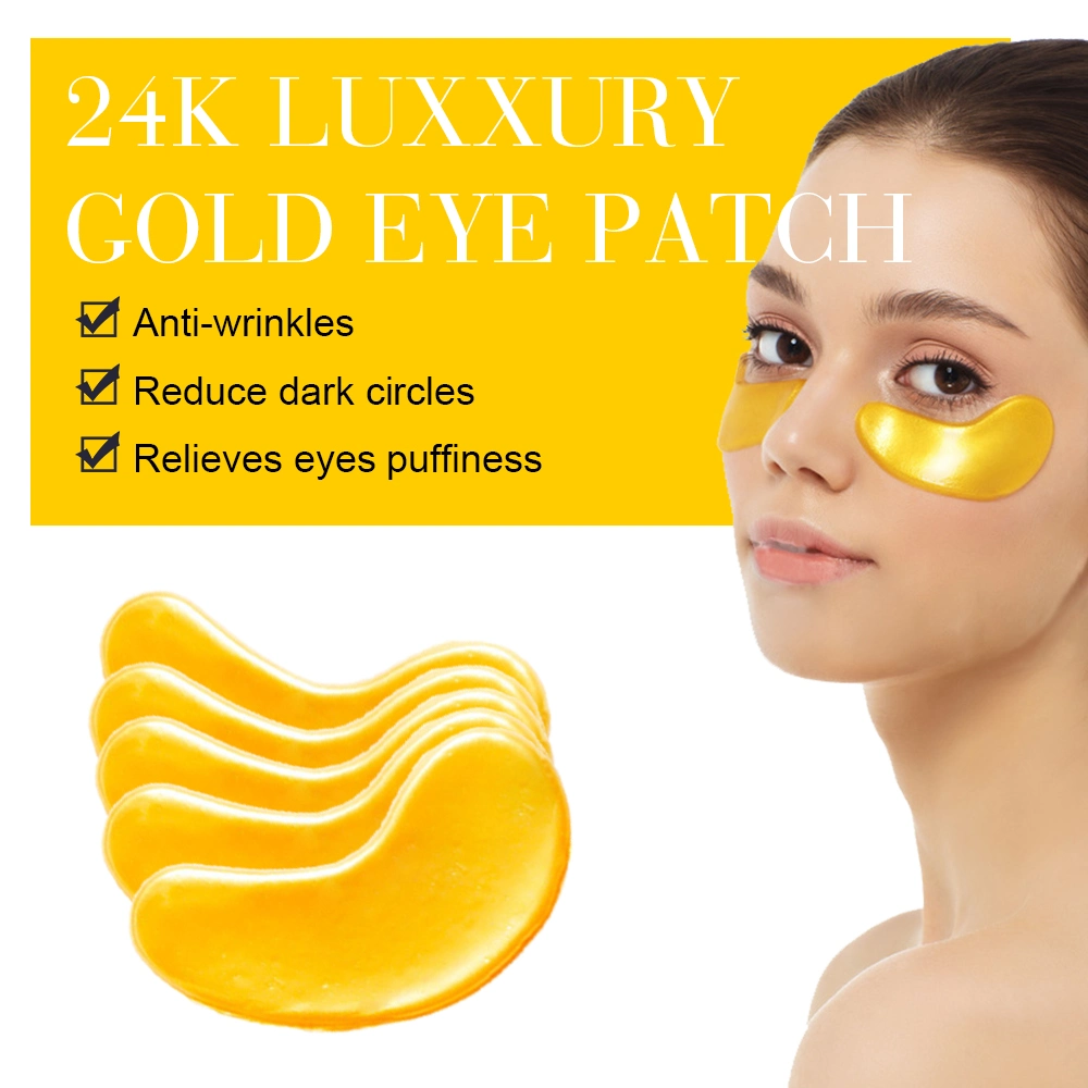 Natural Ooganic Collagen 24K Gold Hyaluronic Acid Whitening Eye Mask