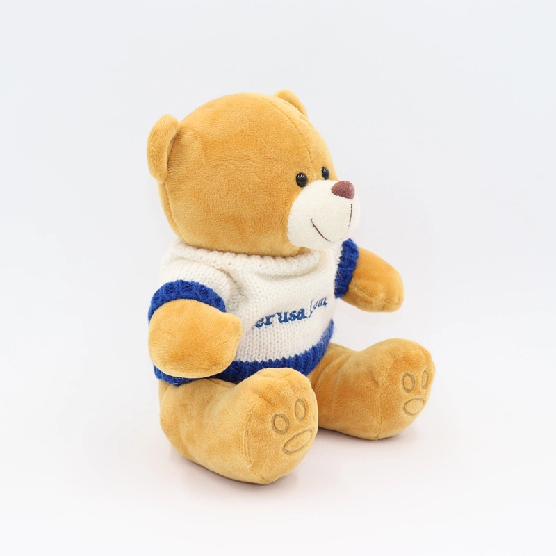 Custom OEM Stuffed Animals Toys Plush Cute Teddy Bear Toy with Sweater