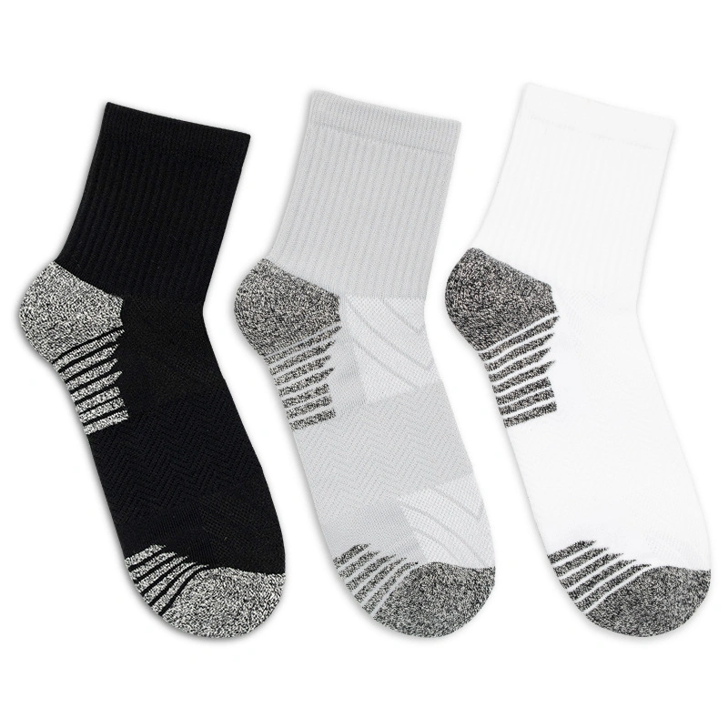 Thickened Terry Professional Men's Logo Customized Sports Crew Socks