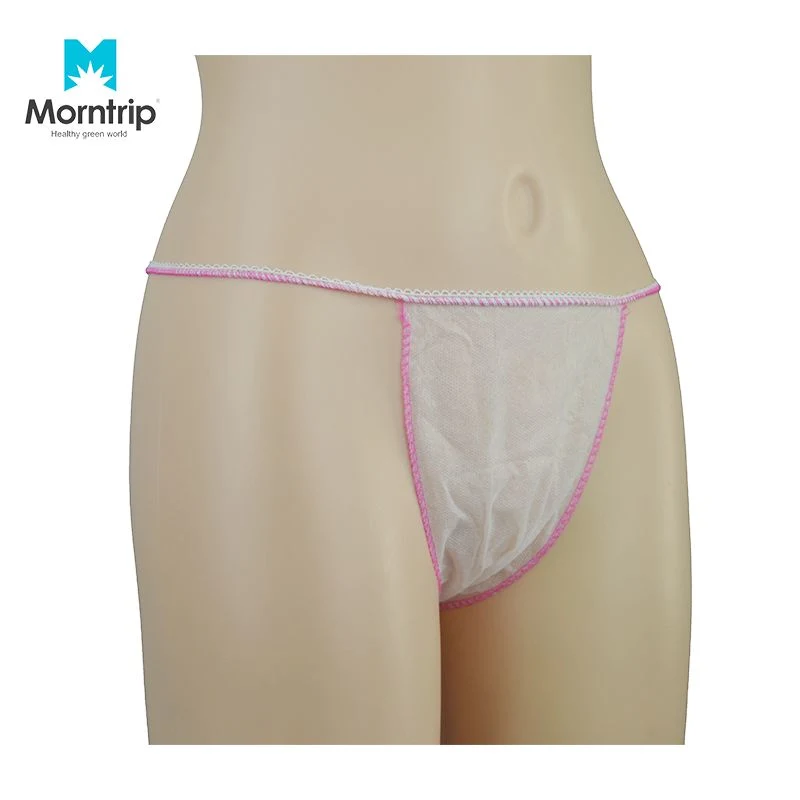 Morntrip Beauty Care Product Eco-Friendly Material PP Nonwoven Disposable G-String