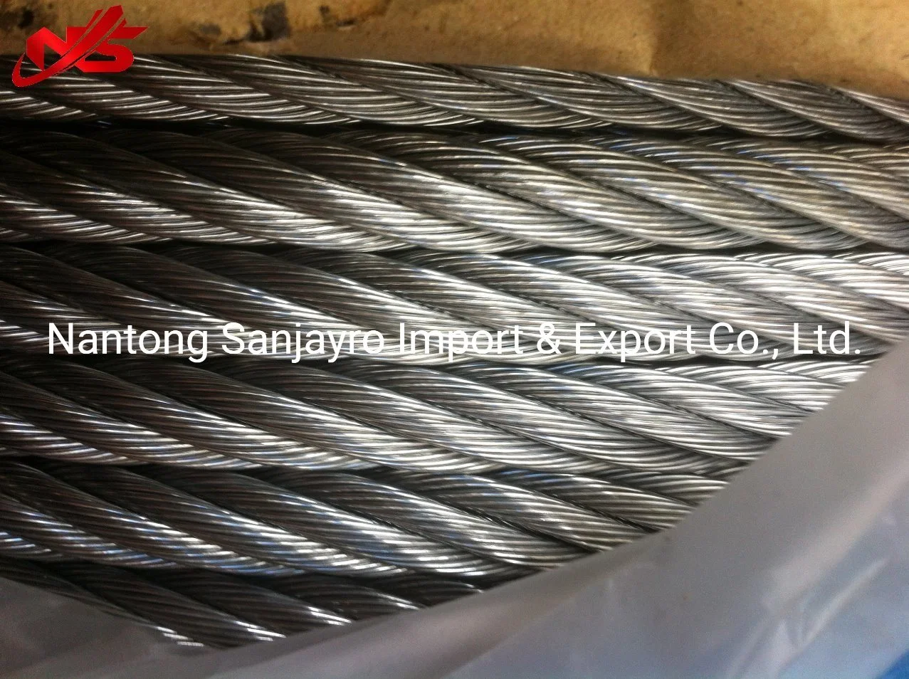 Ungalvaized 6X19W+Iws Steel Wire Rope A1 Grease