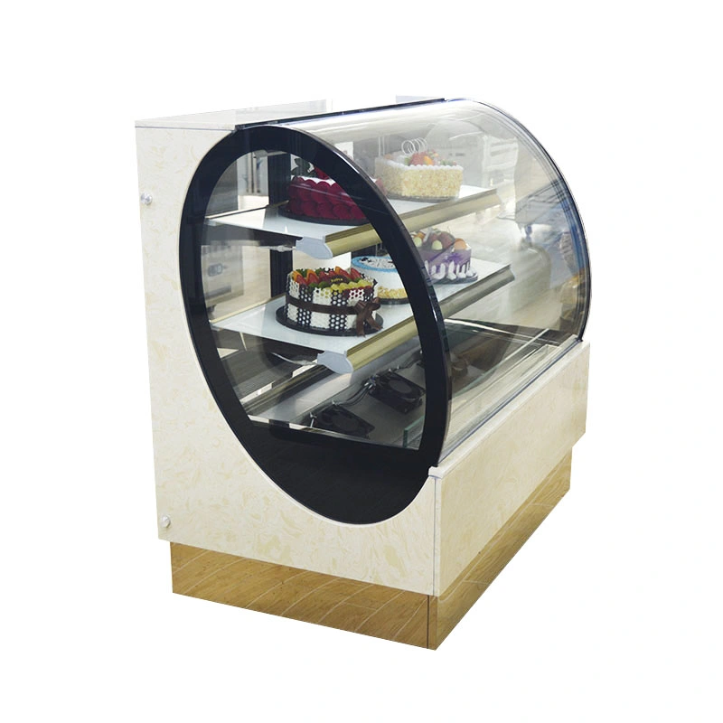 Vitrina expositor refrigerado para tartas de panadería/pastelería/refrigerador refrigerador para pastelería para el precio