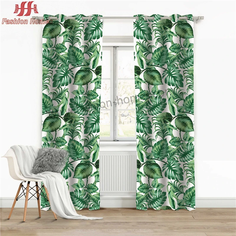 Classical 100% Polyester Printed Bathroom Curtain