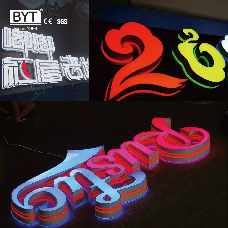 Outdoor Bytcnc 3D Letter Signage Logo Advertising Illuminated Characters Printing Machine