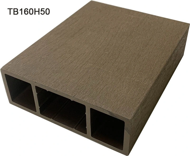 WPC High Quality Hollow Square PVC Tube 100*50 مم WPC لوحة الحائط