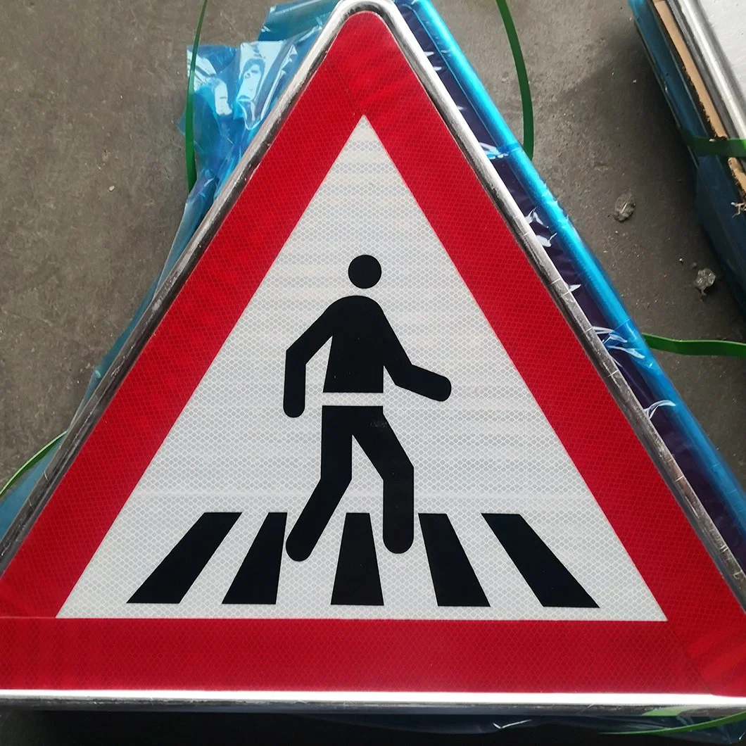 High Reflective Traffic Sign Made of Reflective Sheet and Alumium Plate
