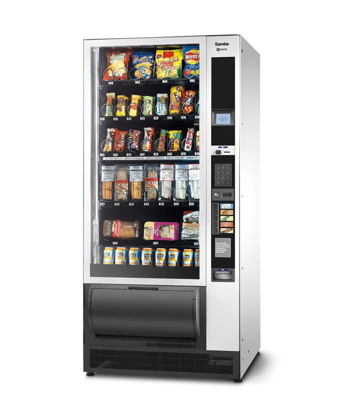 Distributeur automatique à écran tactile avec système de refroidissement