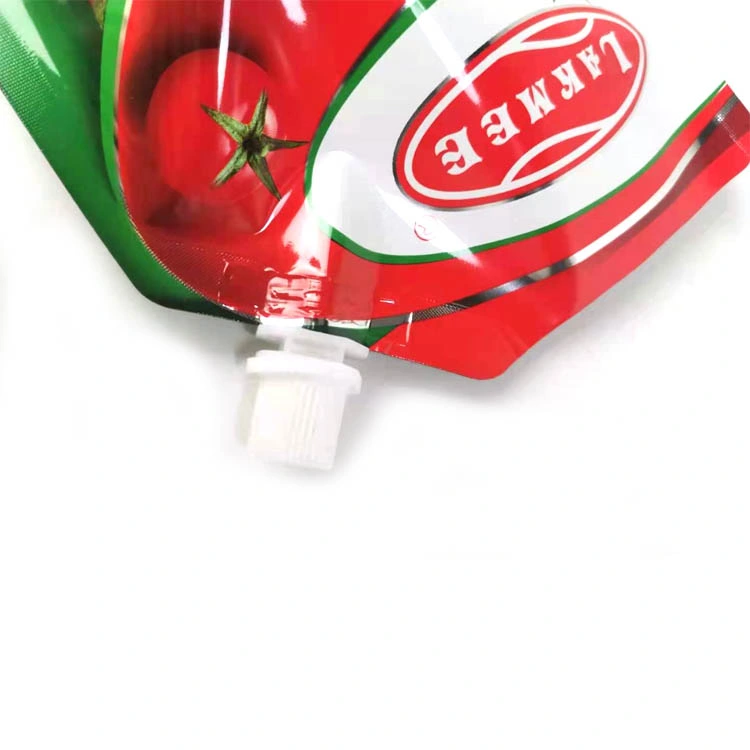 Customized Stand up Tomato Sauce Bag with Spout