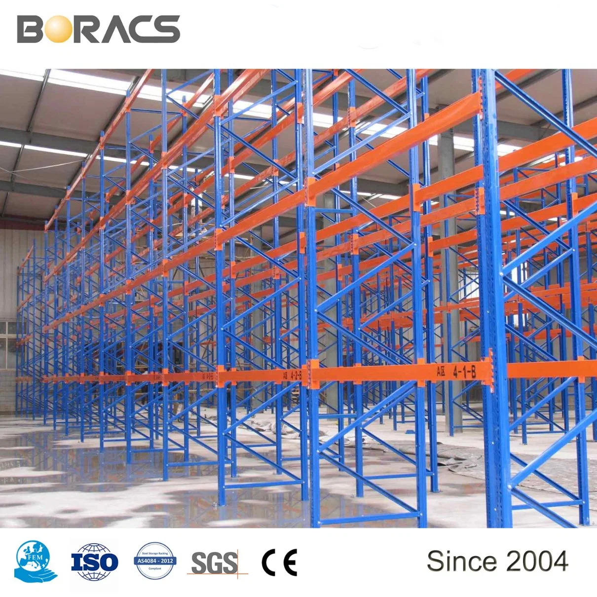 Heavy Duty Pallet Warehouse Racking Storage Certificated Storage Rack with Competitive Price From Direct Factory