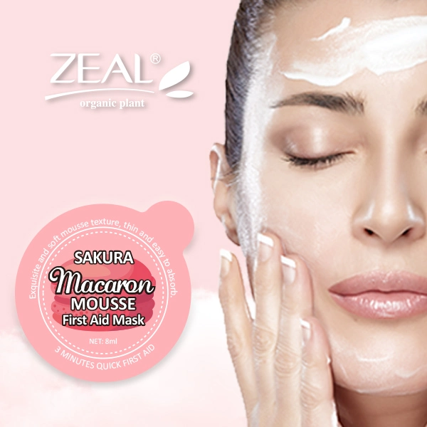 Mascarilla facial de colágeno de etiqueta privada de la máscara facial de humedad profunda