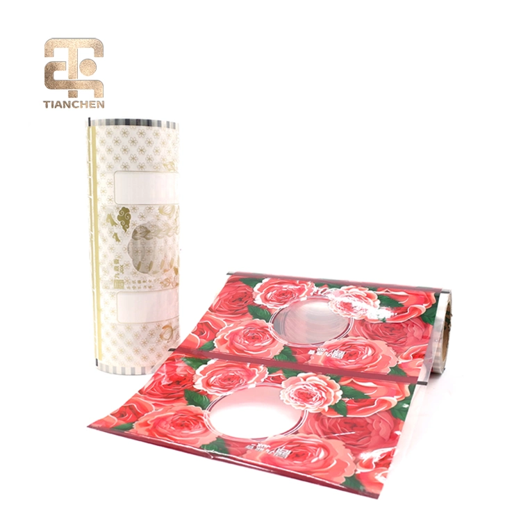 Custom Printed Plastic Food Wrap Laminating Packaging Roll Film