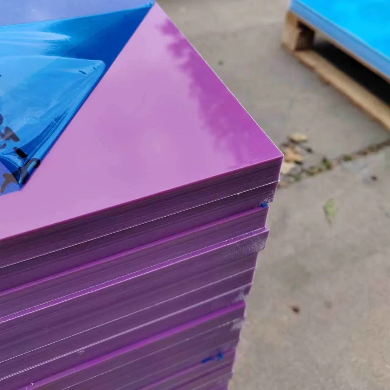 Pure Raw Material Anti-Corrosion and Wear-Resistant Purple PE Plastic Sheet