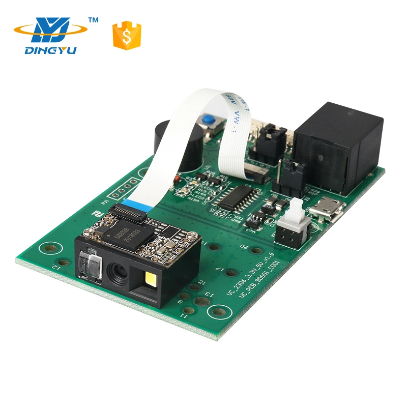 OEM 32 Bit 2D Mini CMOS Barcode Laser Scanner Module with Flat Cable