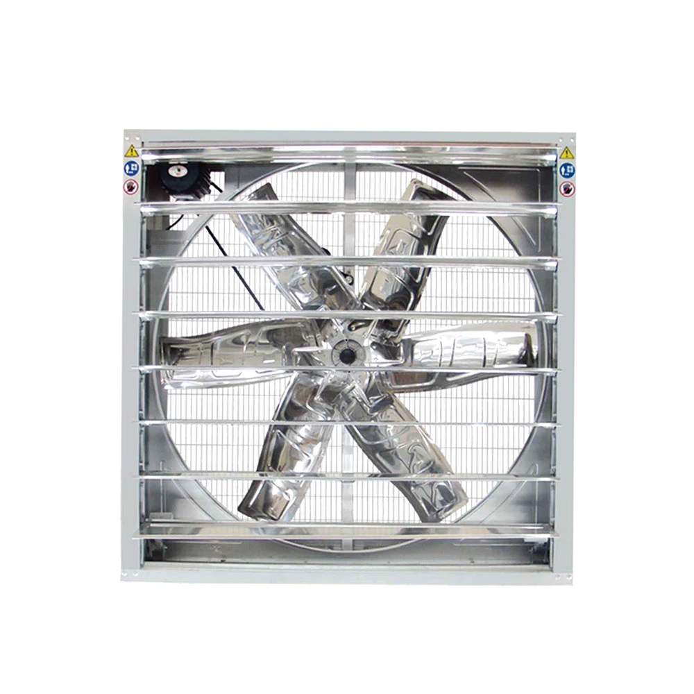 Flujo de aire voltaje personalizado 220V/380V Ventilador de escape de refrigeración con caliente Armazón galvanizado DIP/martillo pesado