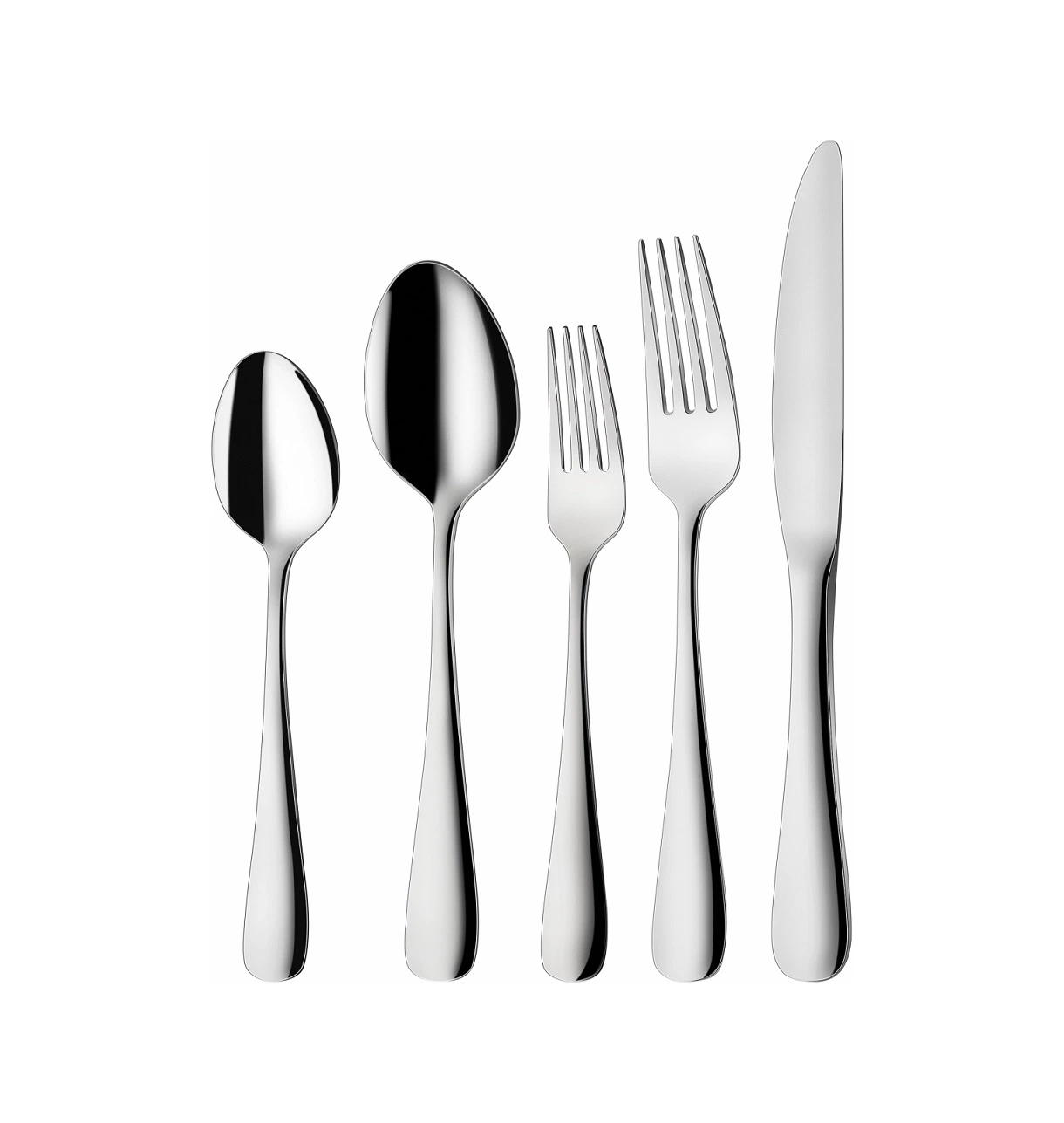 Stainless Steel Hotel Cutlery Including Knife Fork and Spoon