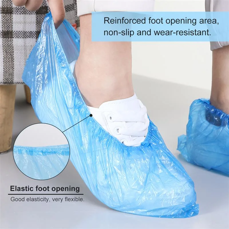 Factory Wholesale/Supplier Disposable Waterproof PE/CPE Plastic Shoes Cover Non Slip
