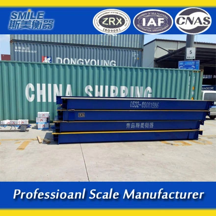 Heavy Duty Truck Weighing Scale 120ton Electronic Vehicle Weighbridge 3X24m From Original Factory