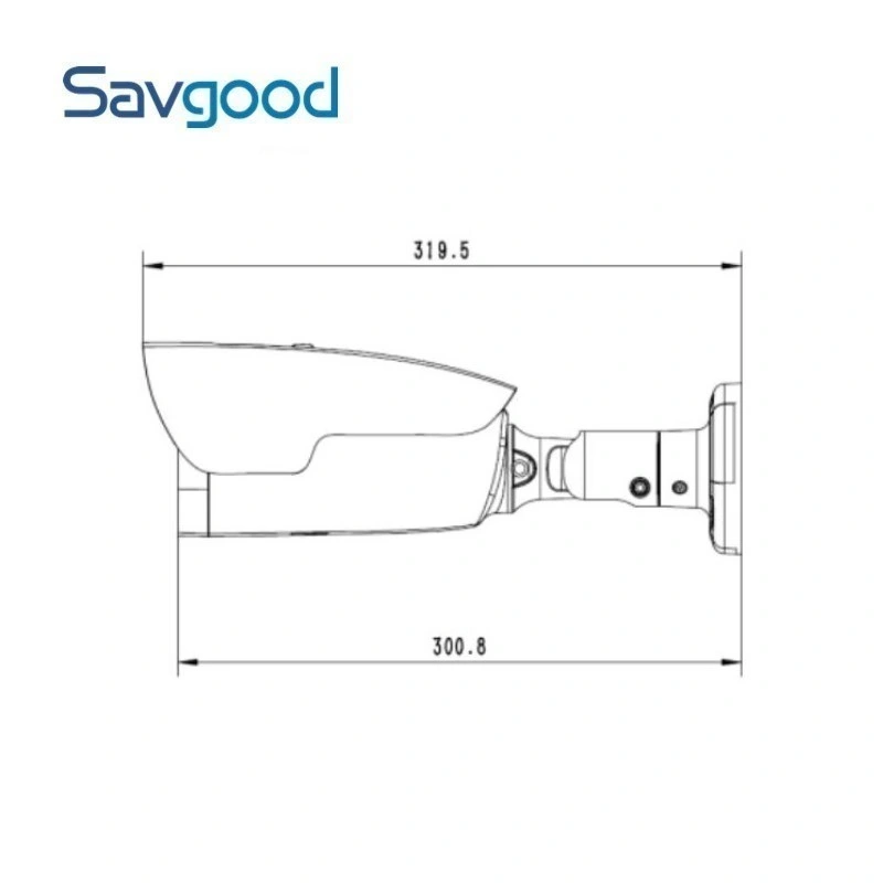 12мм 5MP Eo 384x288 19мм IR система Smart Bullet камеры