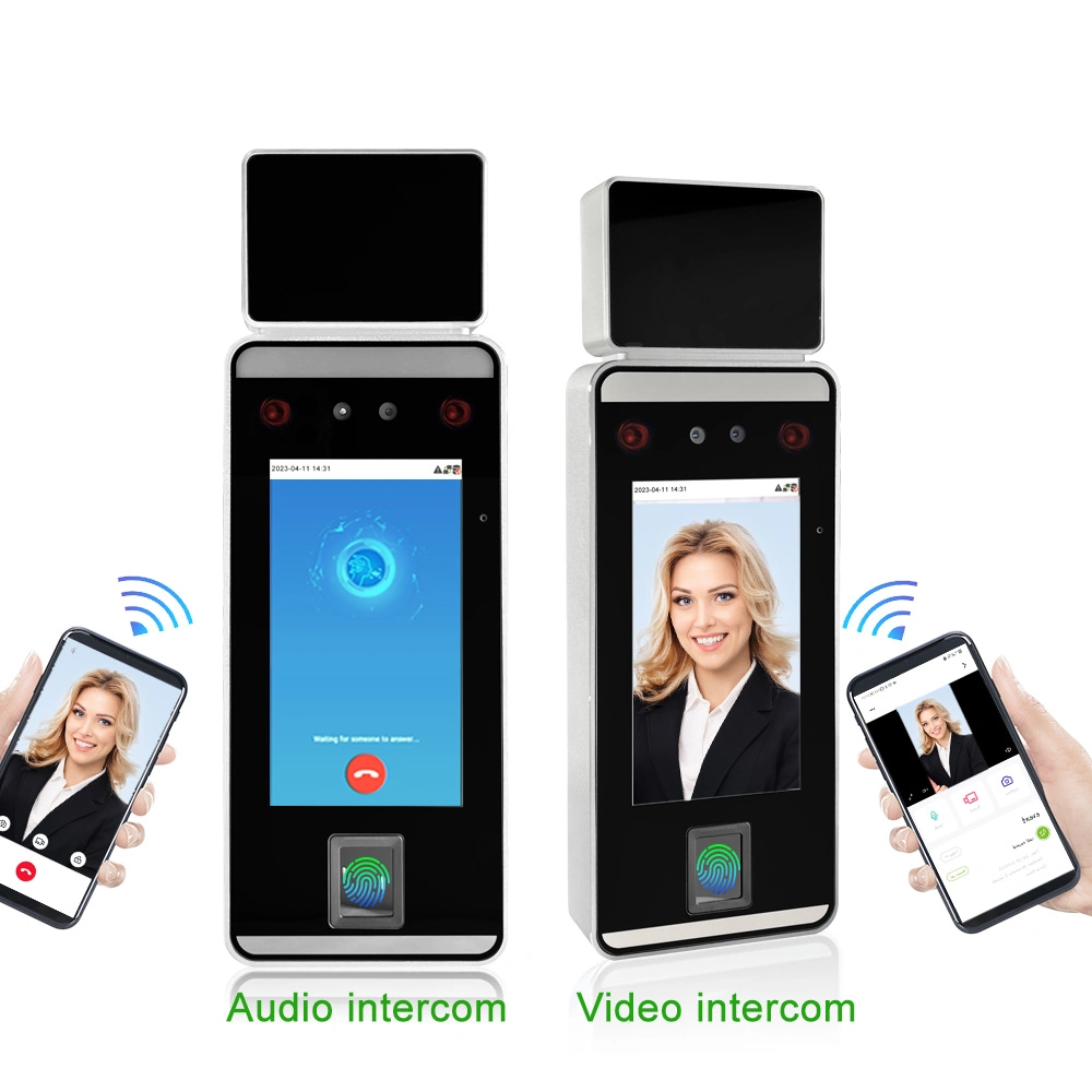 Dynamic Facial Recognition Fingerprint Time Attendance RFID Card Access Control with 4G/3G/GPRS