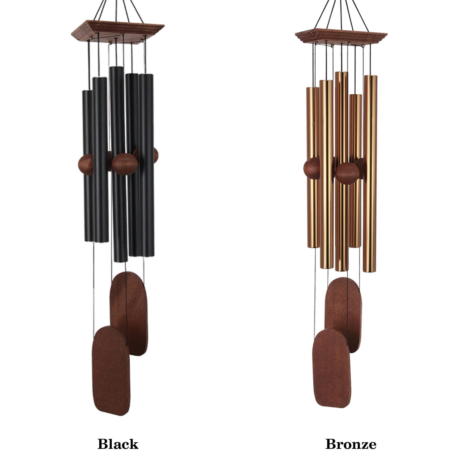 for The Bereavement Gift 36/48 Inch, 5 Tubes, Bronze Memorial Wind Chimes