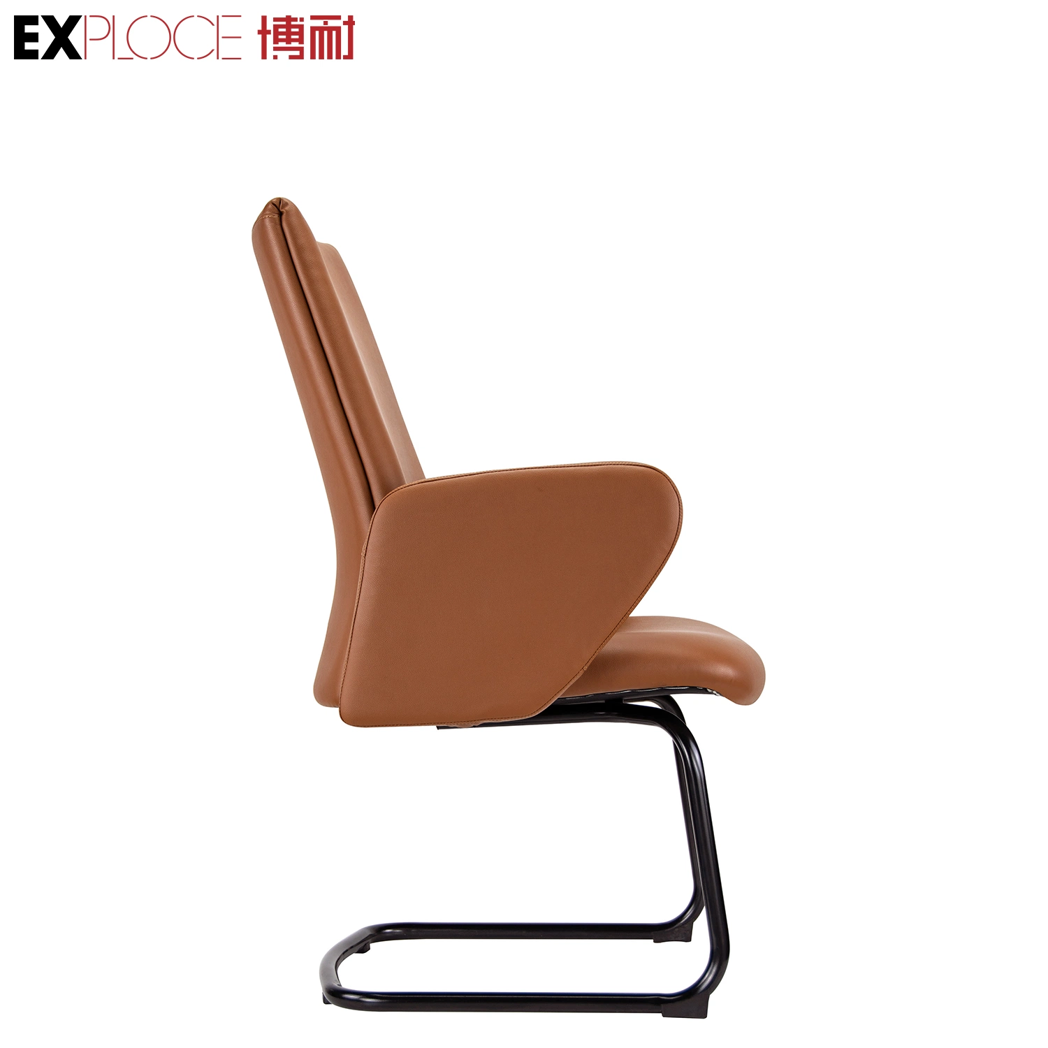 Aisa Hot Sell High quality/High cost performance  Anti-Scratched PU Leather Metal Paint Base Waiting Room Guest Chair