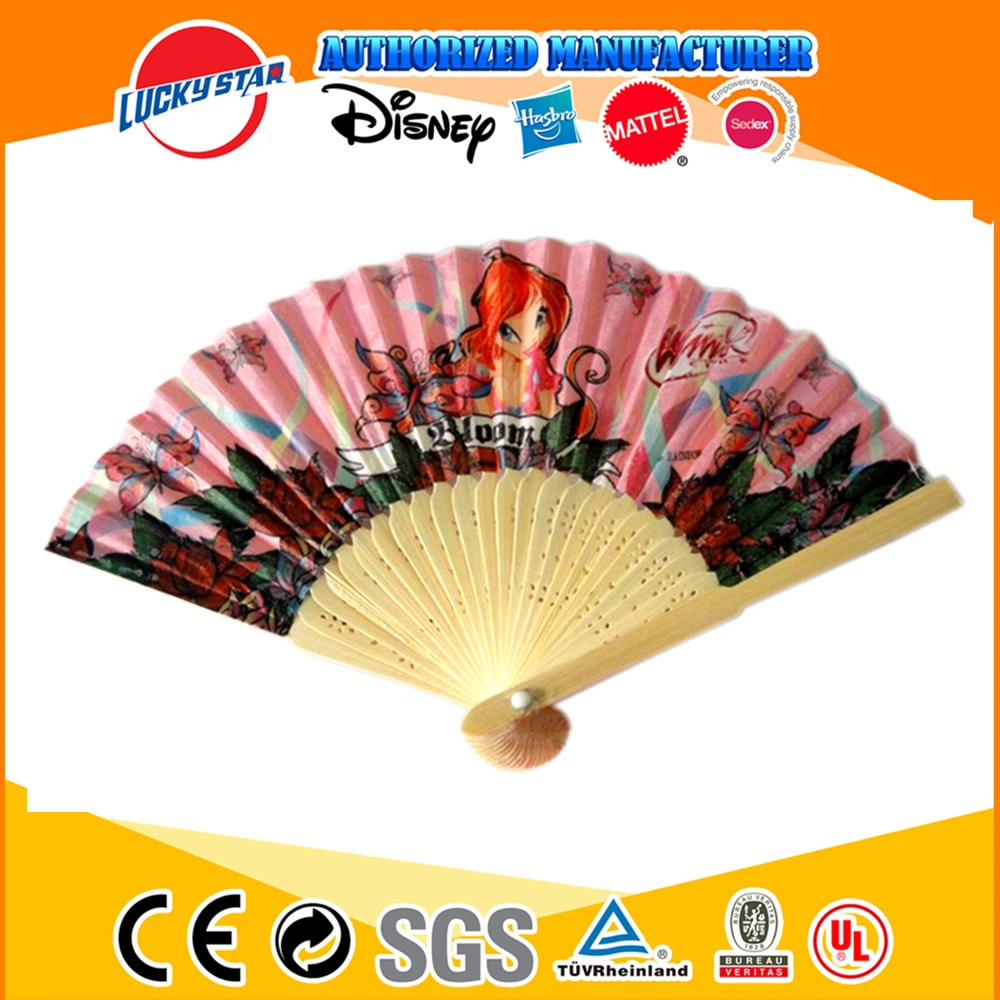 Cheap Bamboo Foldable Hand Fan for Summer Advertisement