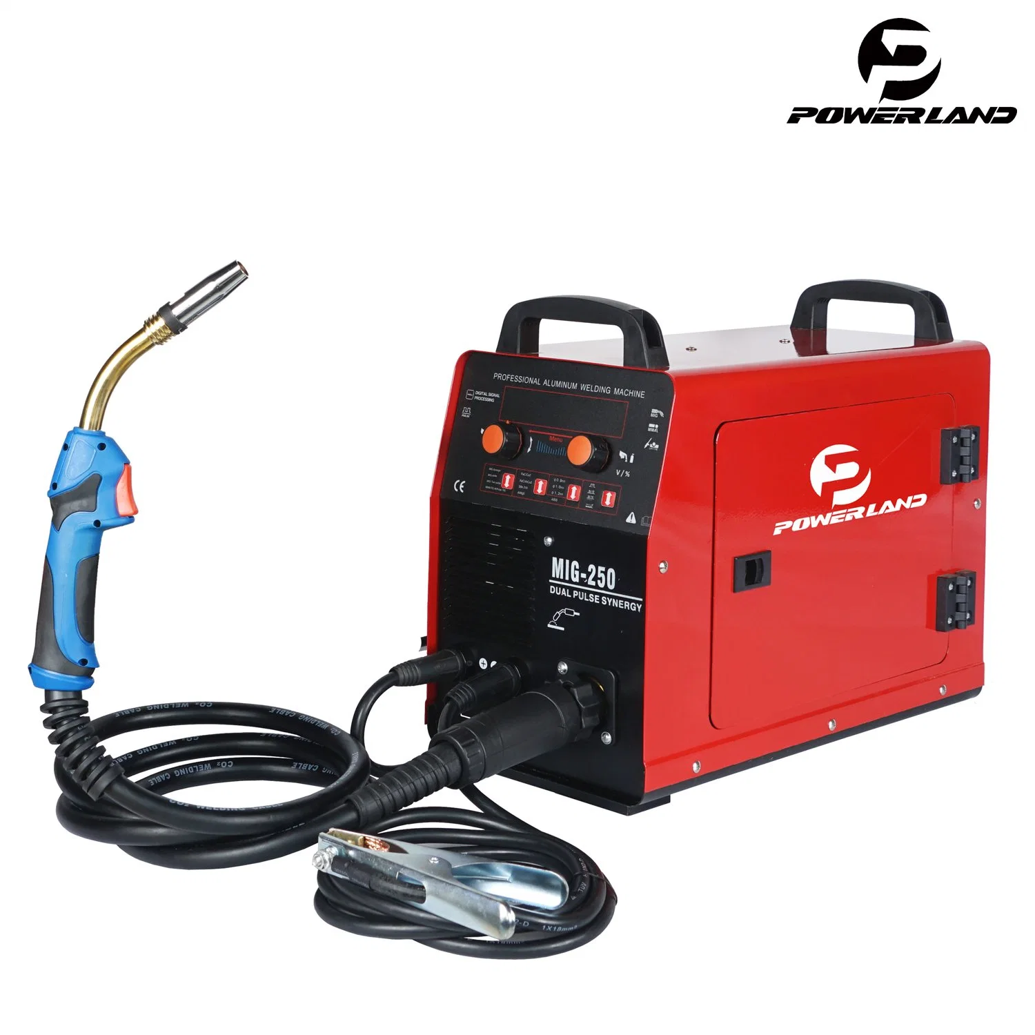 Gas 250A Aluminum Welder MIG Pulse TIG Pulse Synergy Digital Welding Machine TIG Lift Mag Welding Dual Pulse MIG-250sny Dual Pulse