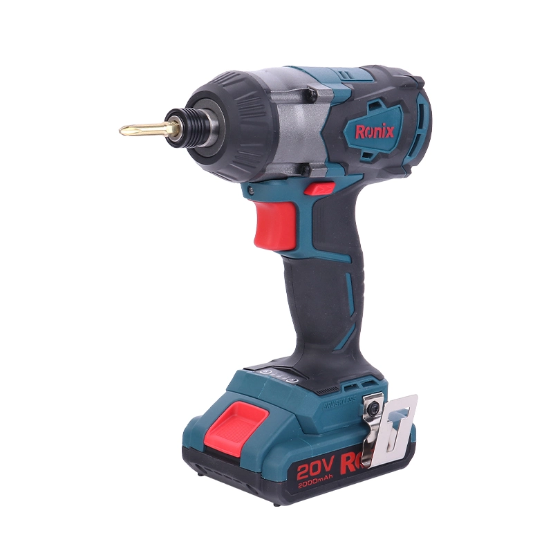 Portable Electric Cordless and Brushless Impact Drill Ronix 8906 Impact Driver